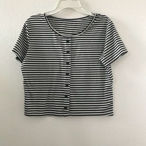 Black & white with buttons